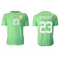 Uruguay Sergio Rochet #23 Goalkeeper Replica Home Shirt World Cup 2022 Short Sleeve